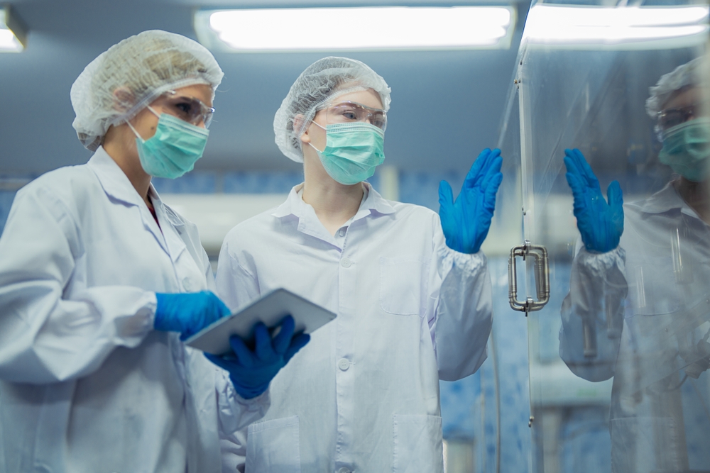 Food lab workers at one of  the top CPG consulting firms.